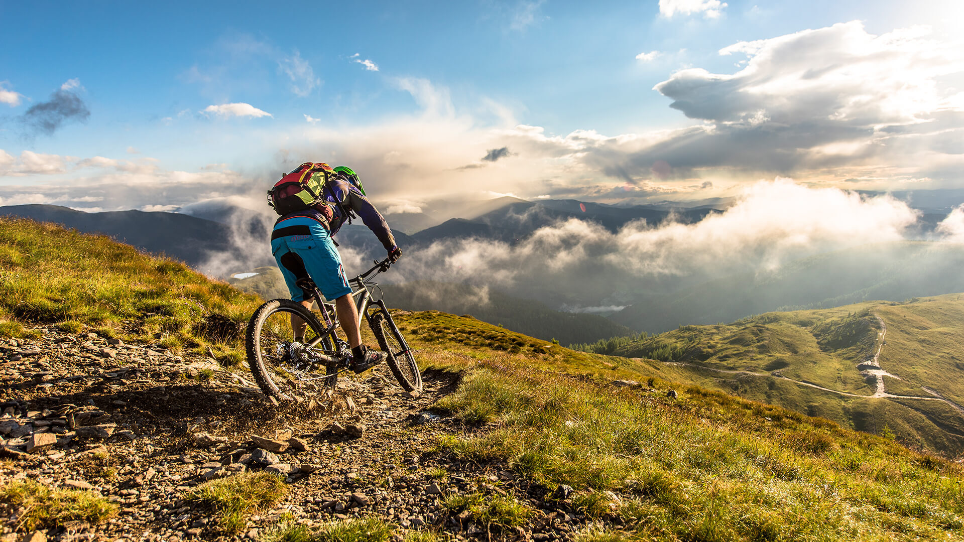 Wandern und Radfahren